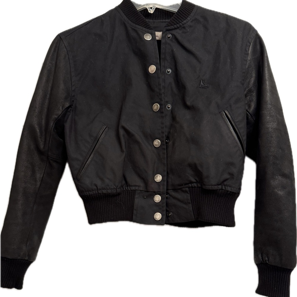 Dr Martens Black Bomber Jacket Size XS Doc Martens unisex Y2K